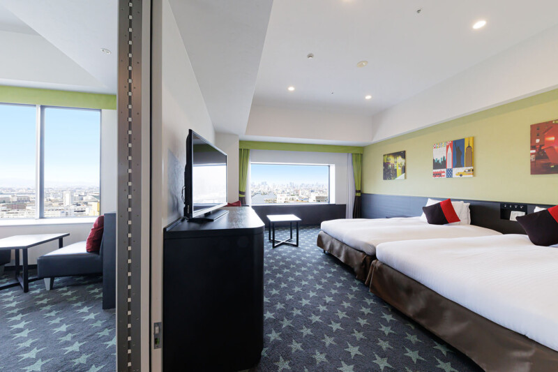 2026年4月1日以降【最大6名様まで利用可能♪】コネクティングルーム！お部屋でゆったりステイ★(朝食付き)